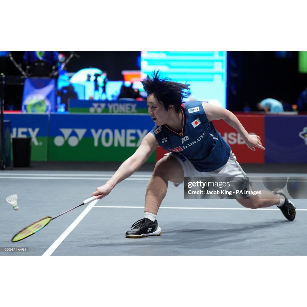 jersey badminton bulu tangkis premium Japan's Akane Yamaguchi YONEX All England Open Badminton Champ