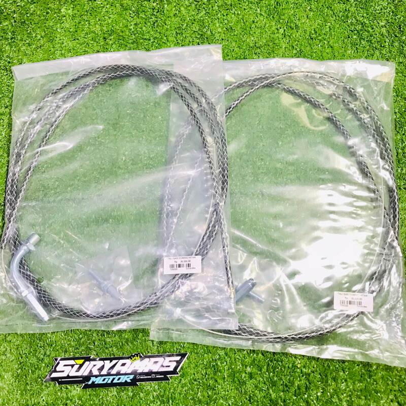 KABEL TALI GAS SERAT CARBON PANJANG 2METER UNIVERSAL SEMUA JENIS GAS SPONTAN MOTOR - 705025