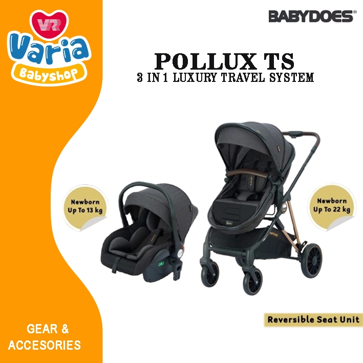STROLLER BABYDOES POLLUX TS / STROLLER BAYI / STROLLER ANAK / STROLLER TRAVEL | BABYDOES