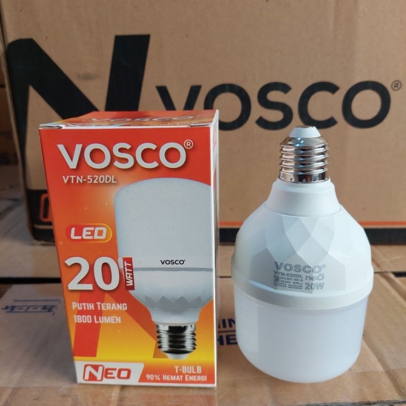 LAMPU 10 15 20 30 40 50 WATT LED PUTIH GARANSI BOHLAM 10w 15w 20w 30w 40W 50w VOSCO