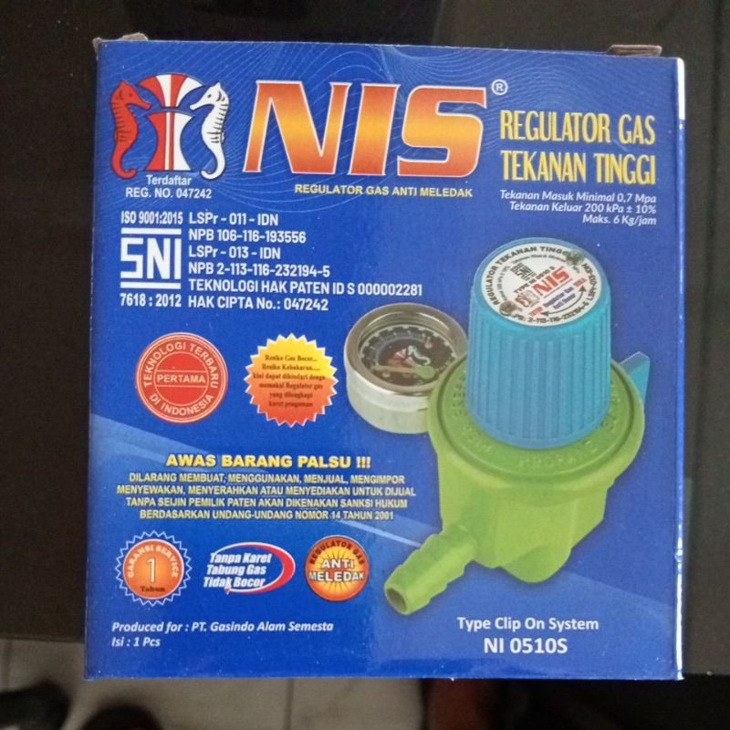 regulator nis tekanan tinggi