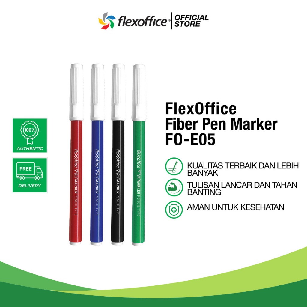 

FLEXOFFICE FIBER PEN MARKER FO-FP002