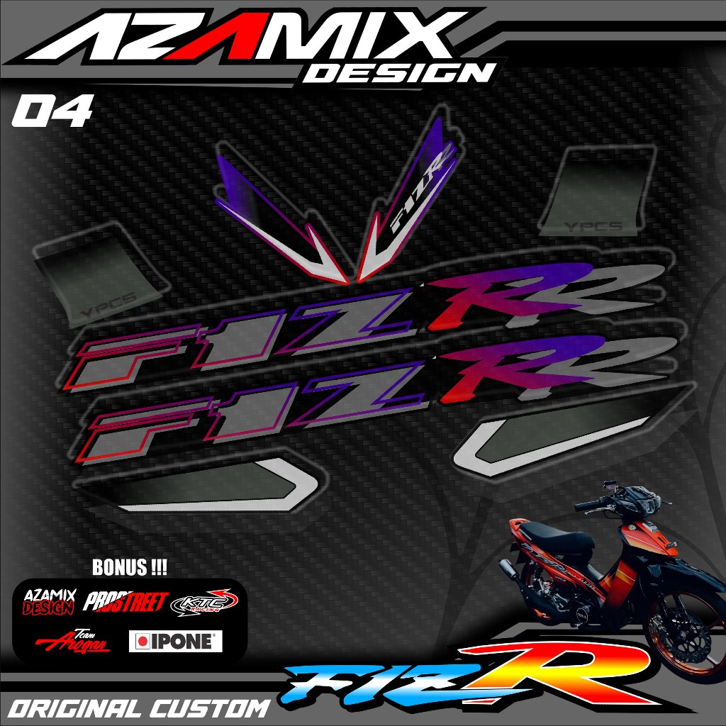 412 STRIPING TRANSPARAN FIZ R - STRIPING TRANSPARAN FIZ R MOTIF TERBARU