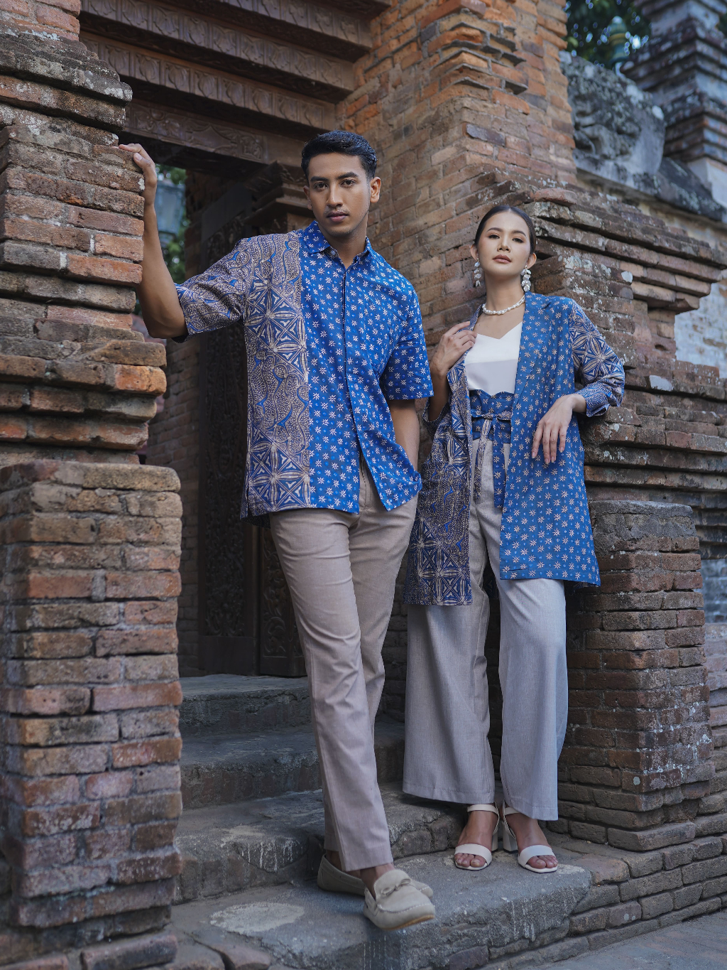 MARGARIA BATIK - Blazer Rhita - Kemeja Gaudi -  Outer Batik Tulis Wanita - Kemeja Batik Tulis Pria -