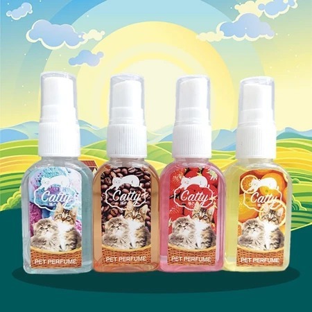 CATTY - Parfum Kucing Pengharum Kucing Pewangi Kucing Grooming Kucing Parfum Kucing Wangi Parfum Hew