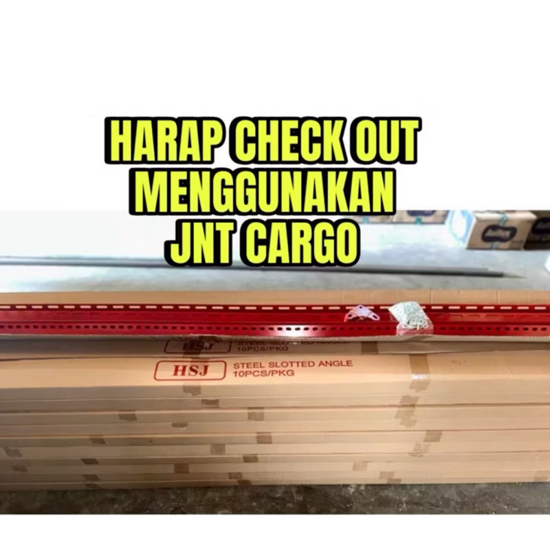 ( 1 Dos ) HSJ Besi Siku / Rak Siku Lubang / Besi siku merah