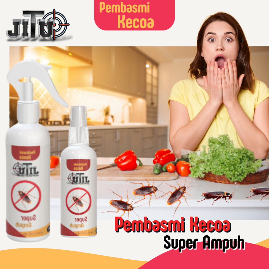 Pembasmi kecoa paling ampuh tinggal semprot 250ml efektif mati kering
