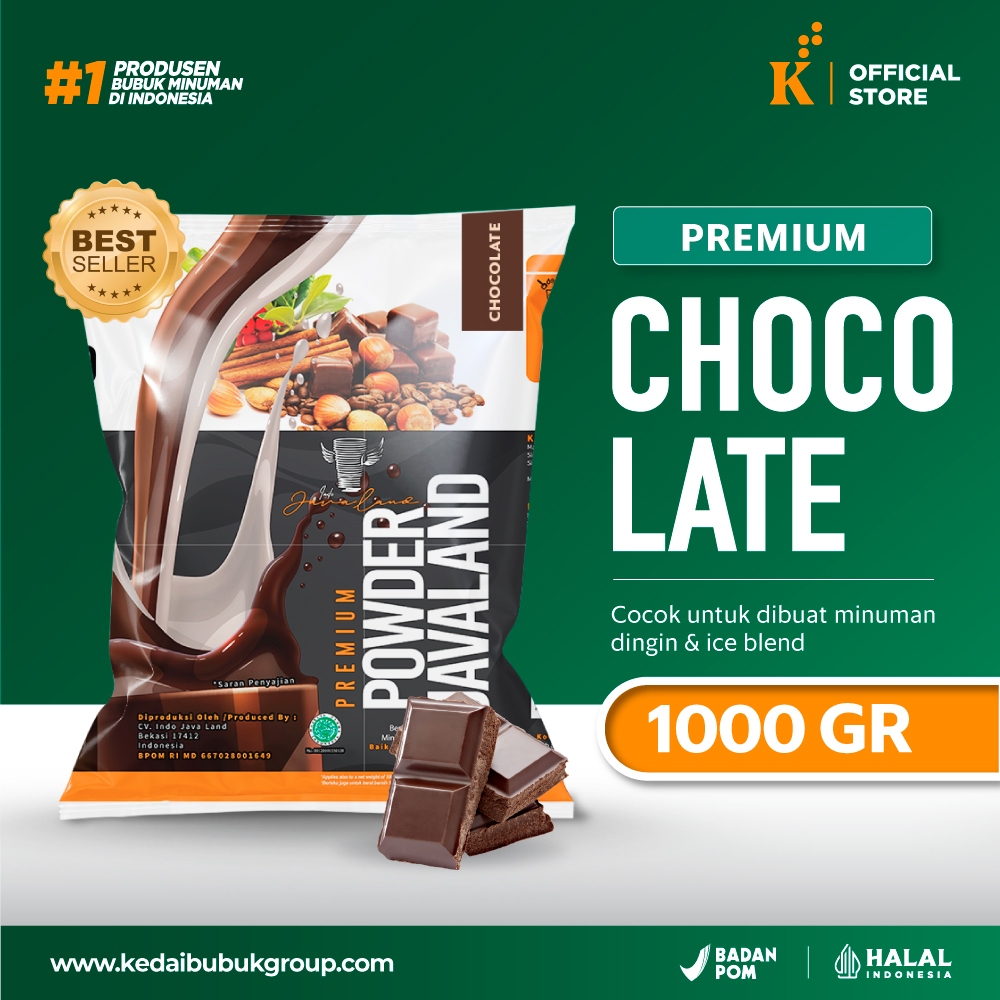 

Powder Premium Chocolate Bubuk Minuman Bubble Drink Javaland 1 kg