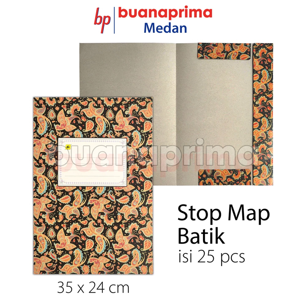 

STOP MAP BATIK STANDARD Isi 25 lembar Stopmap Stof Map Kertas Stofmap