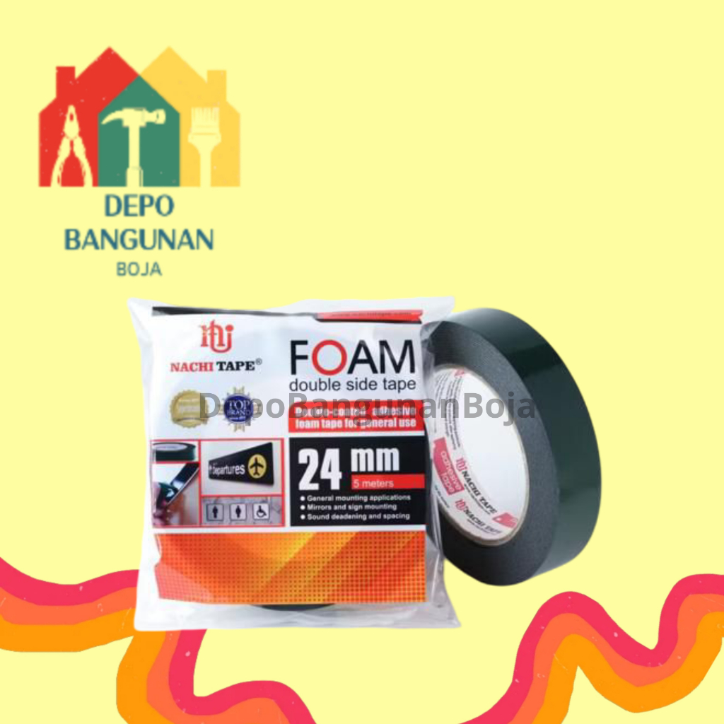 

(32.5) Double Tape Foam Nachi 1 inch (24 mm) x 5m