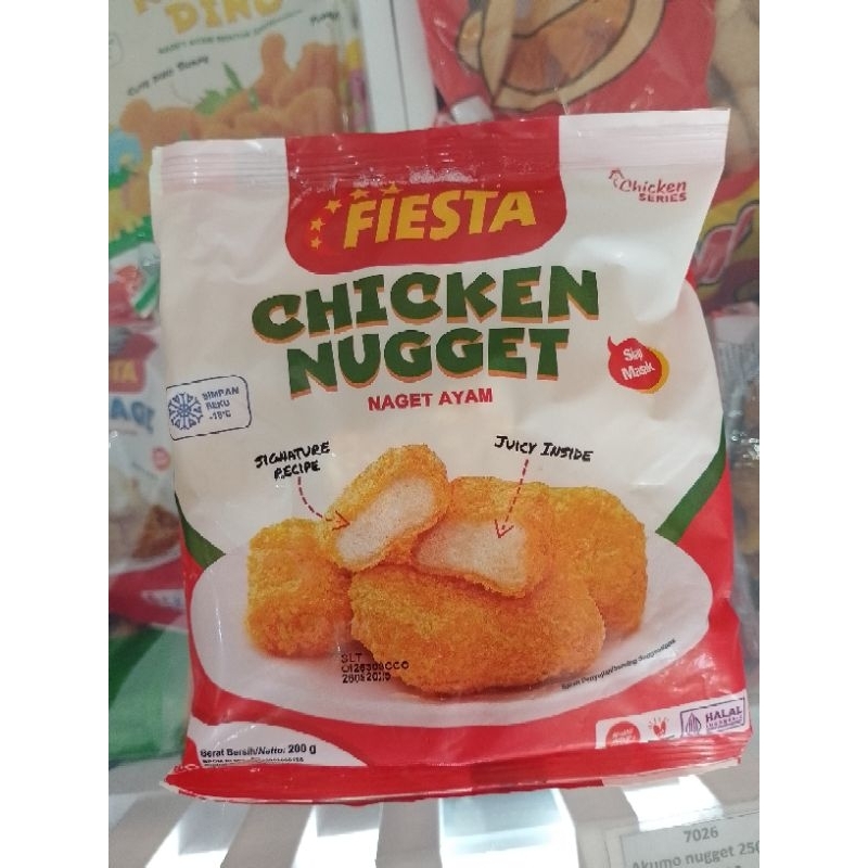 

fiesta chicken nugget 200 gram