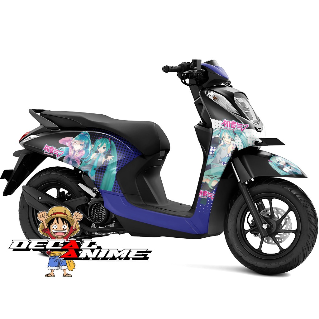 Stiker Decal Genio Full Body Sticker Genio Full Skotlet Variasi Anime - Hatsune Miku