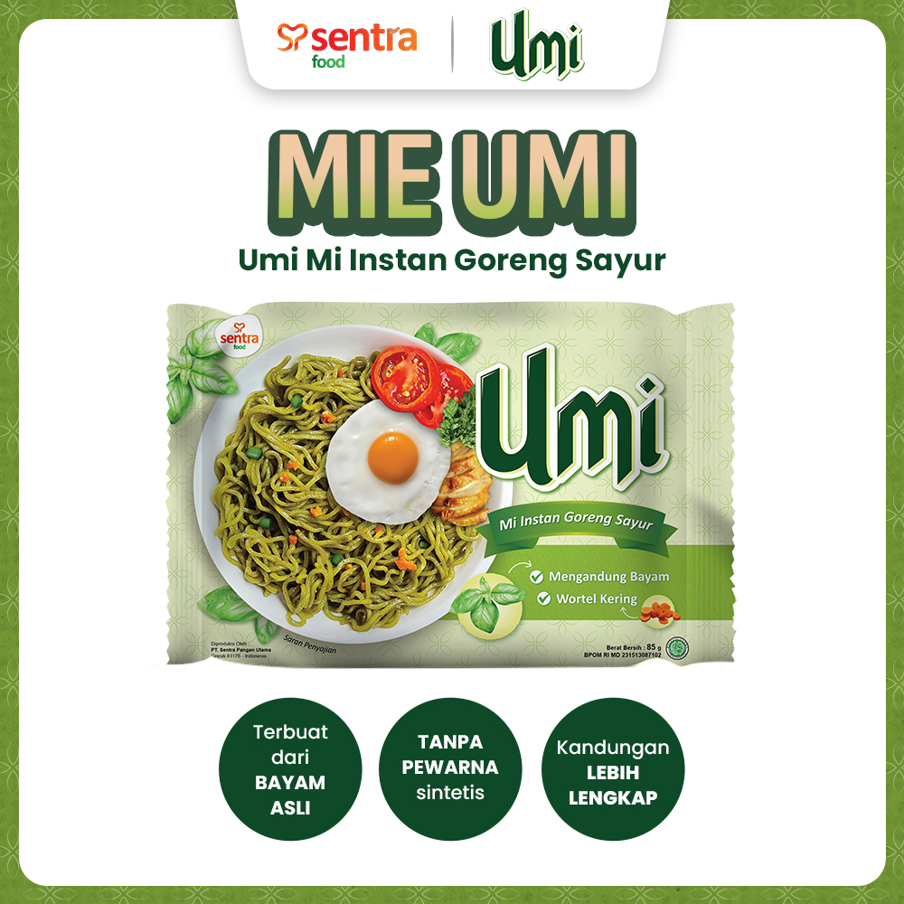 

Mie Umi Goreng Sayur - Mie Goreng - Mie Instan Bayam