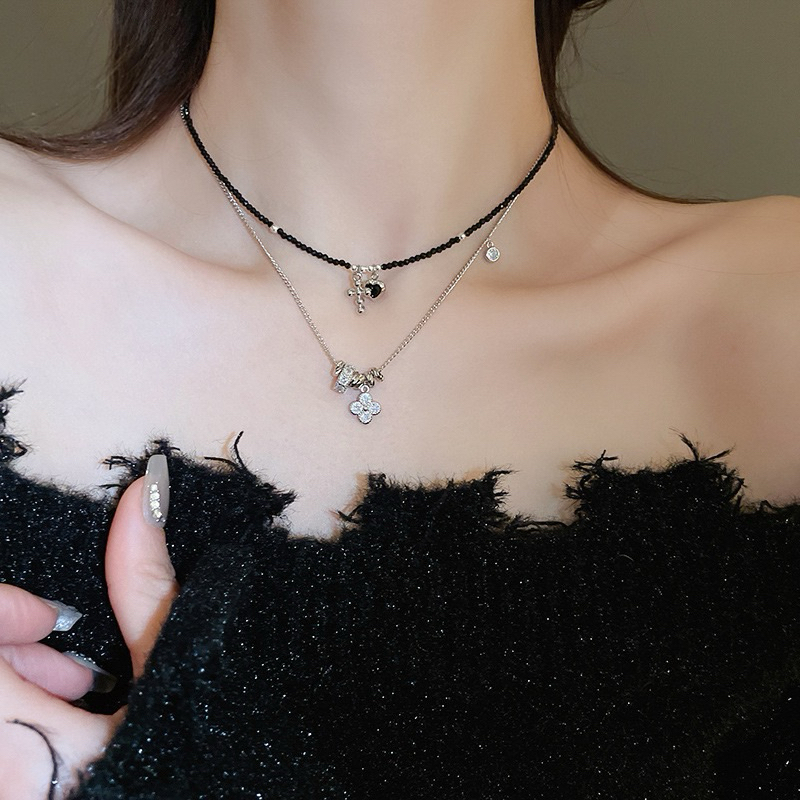 Kalung pandora charm pandora double necklace