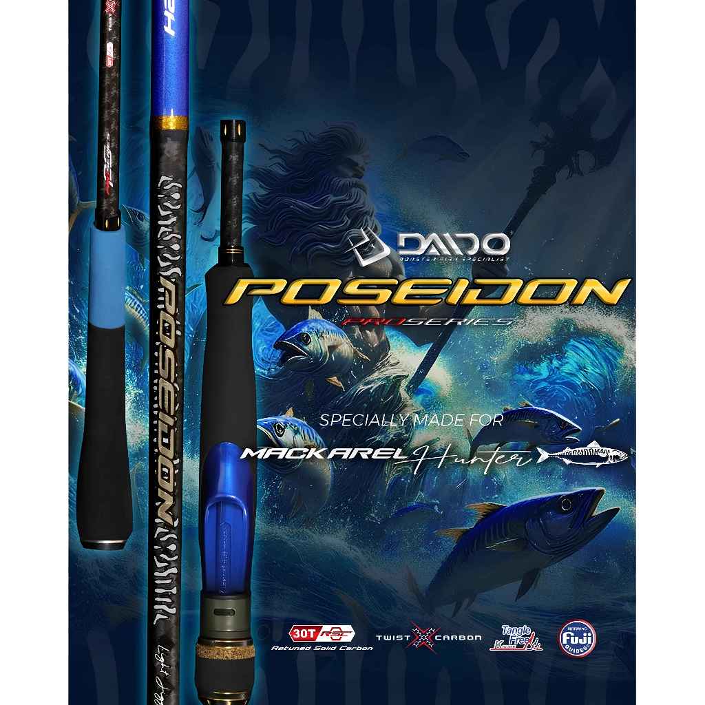 JORAN PANCING DAIDO POSEIDON PRO SERIES MACKAREL HUNTER CARBON SOLID