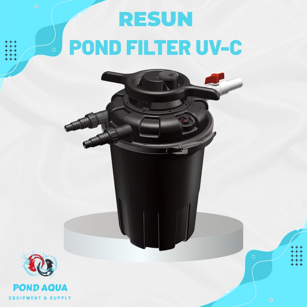 Pond Filter Kolam Ikan Koi Hippo Pressure Resun 13500UV With UV-C Ultraviolet