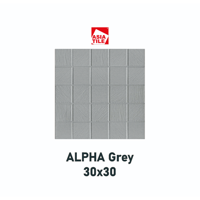 KERAMIK TANGGA TERAS ASIA TILE ALPHA 30X30 / KERAMIK KASAR 30X30 ASIA TILE ALPHA KW 1 / G1 / GRADE 1