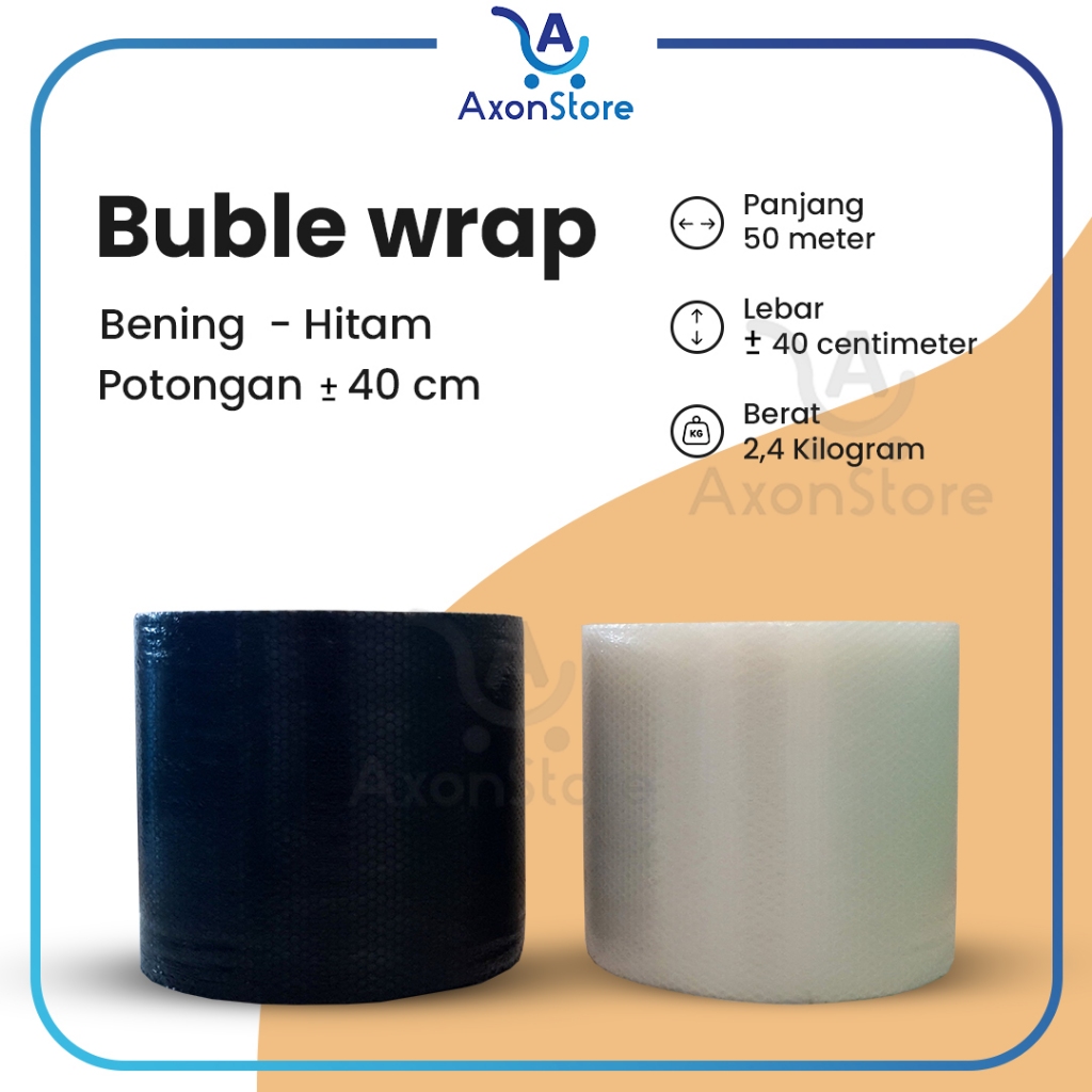 

BUBBLE BENING 40cm X 50cm Bubble Wrapping Pack Eceran Murah