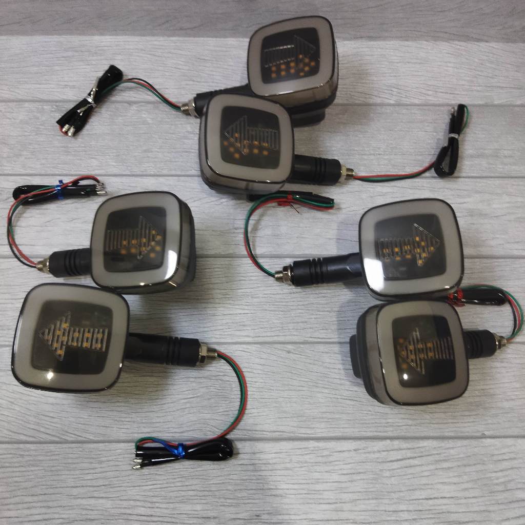 Lampu Sen Running Model Panah Sein Panah Arrow Kotak Running Universal semua motor Lampu Sein LED Ru