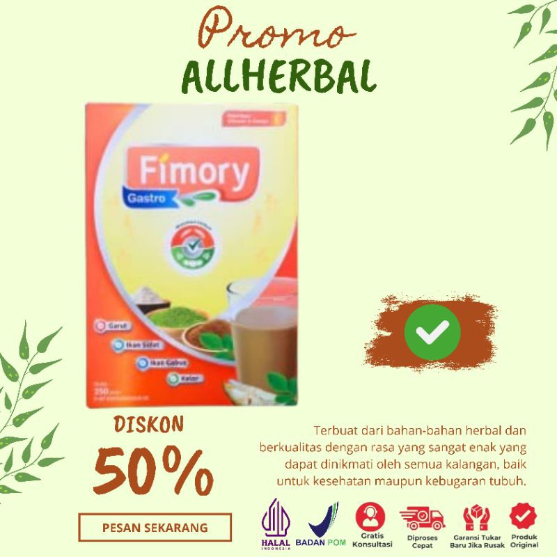 

FIMORY 250gr - Minuman Sehat Bantu Sembuhkan Asam Lambung