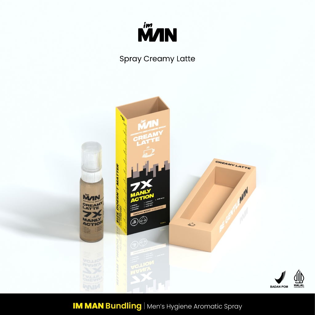 IM MAN Hygiene Spray - Latte Cream Scent 23 ml