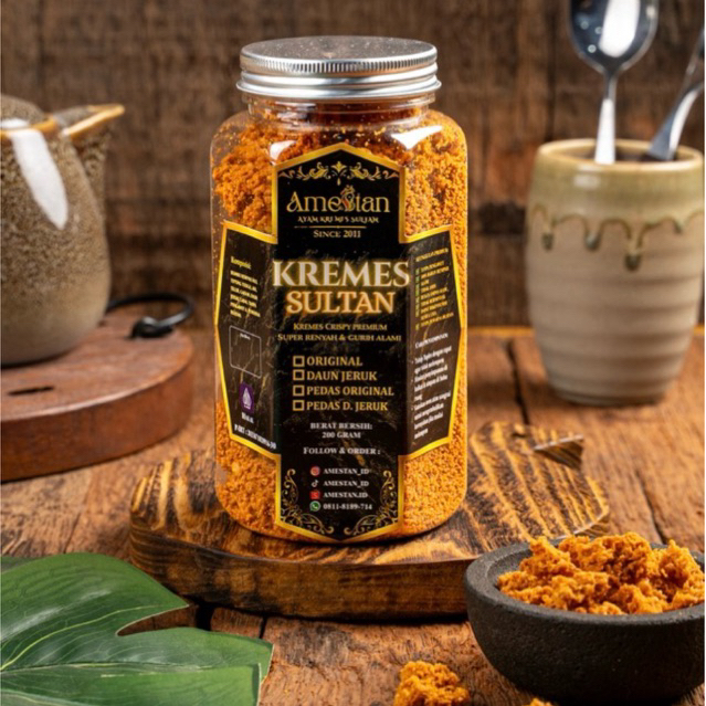 

AMESTAN Ayam Kremes Sultan 4 Varian Rasa 200gr Halal 100%