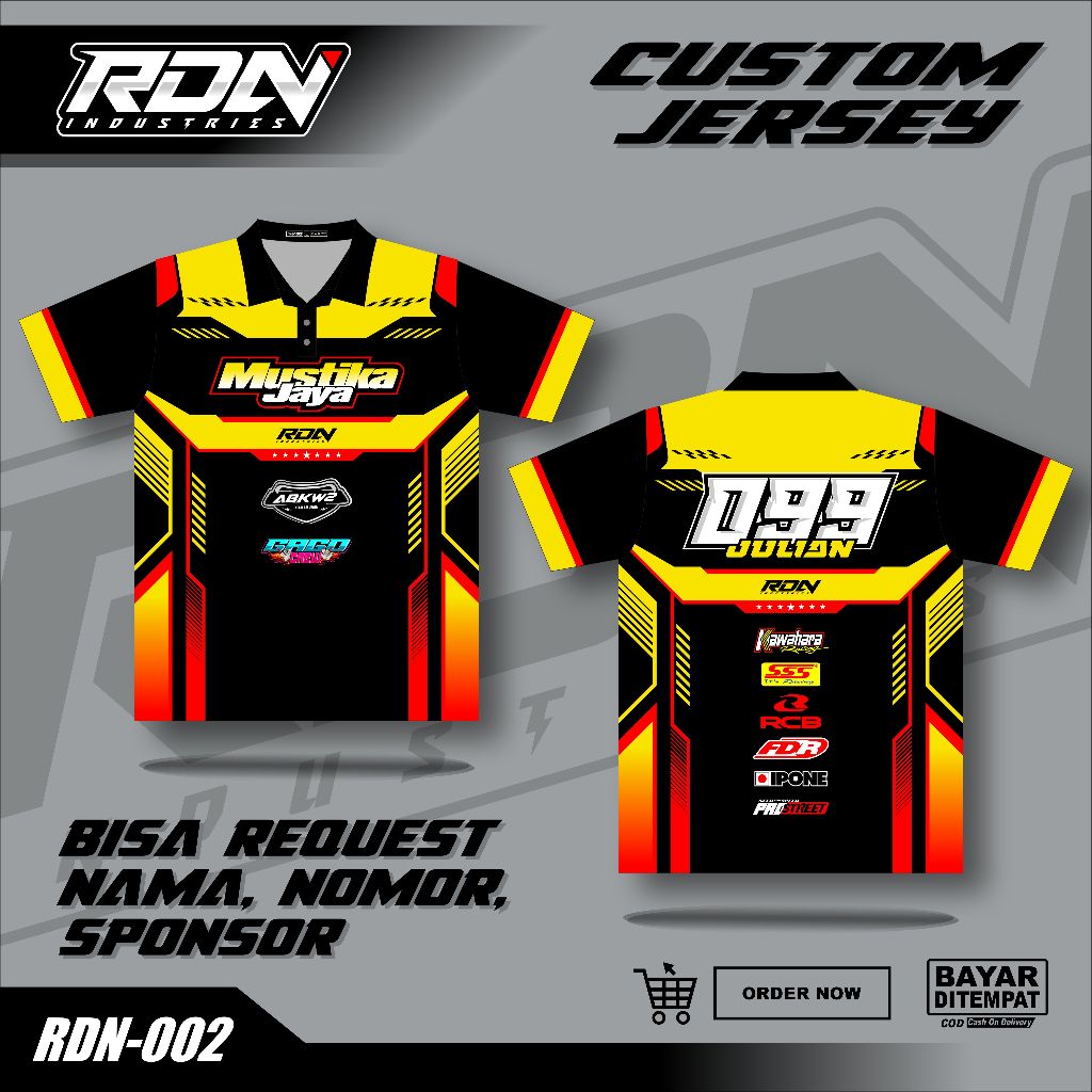 JERSEY RACING Jersey Racing Custom Full Printing Jersey Balap Jersey Bisa Request Baju Jersey Racing