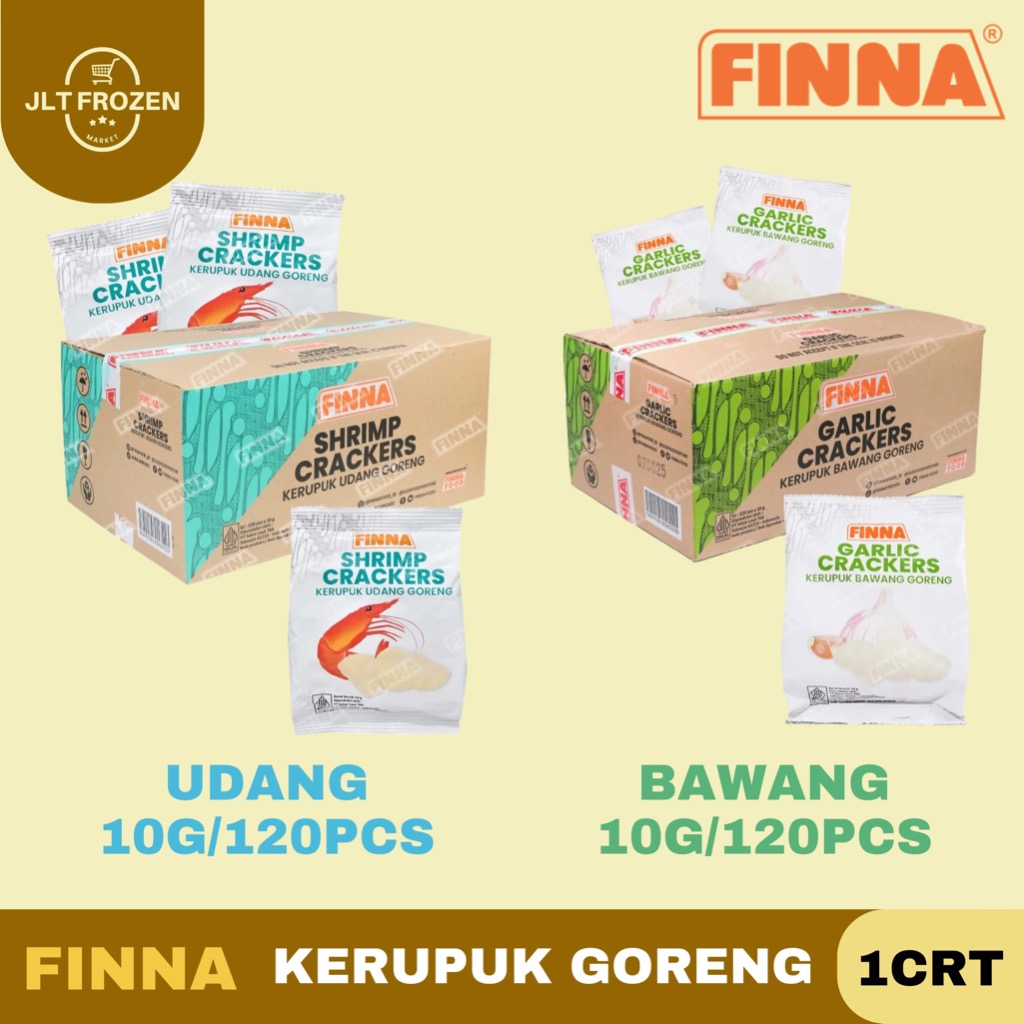 

Kerupuk Udang Goreng Finna Siap Makan CARTON isi 120pcs X 10g