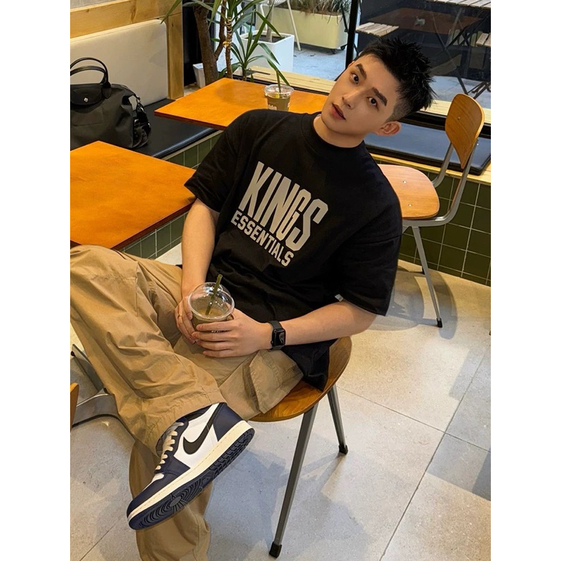 NBA Kings x Essentials Fear of God Tshirt Baju Kaos Oversize