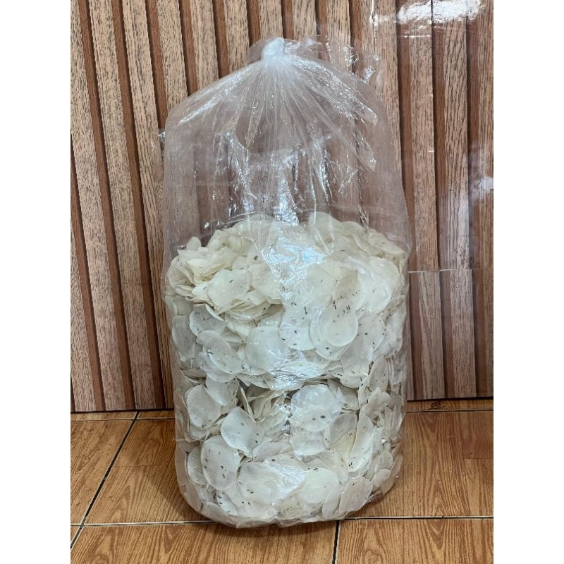 

cemilan opak koin mentah khas wonosobo tanpa pengawet 1 BALL( isi 5kg)