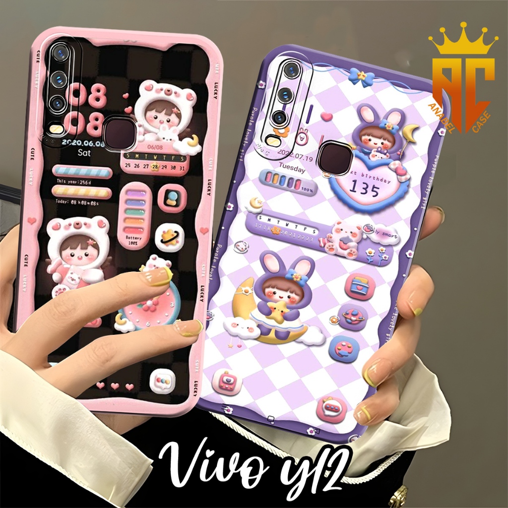 SOFTCASE VIVO Y12 Y12I Y15 Y17 Y19 Y30 Y30I Y50 Fashion Case Motif Roro Jump Cute - Case Vivo - Case