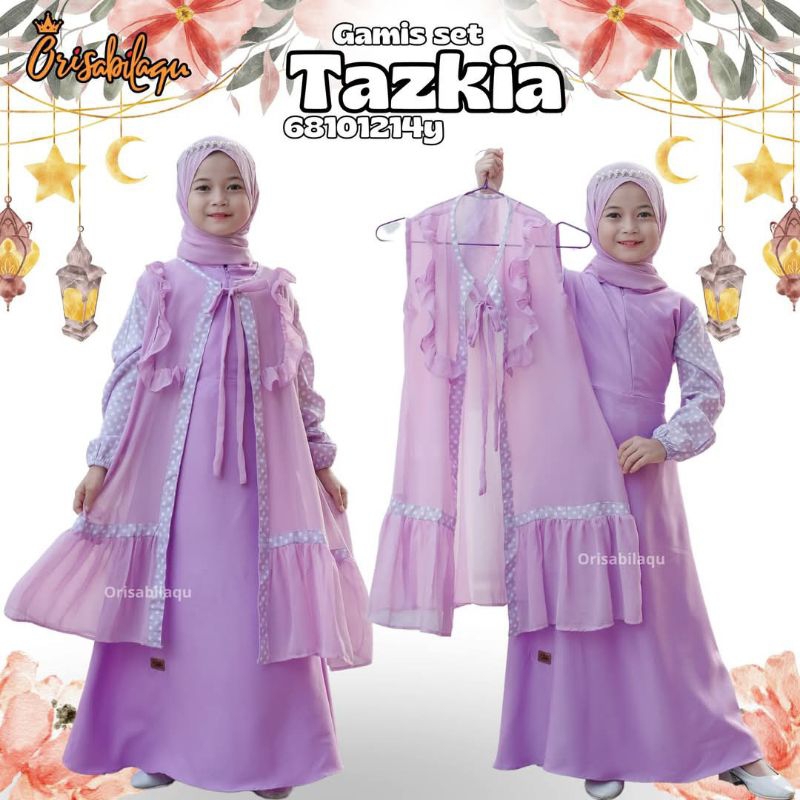 READY//GAMIS ANAK PEREMPUAN TAZKIA BY ORISABILAQU