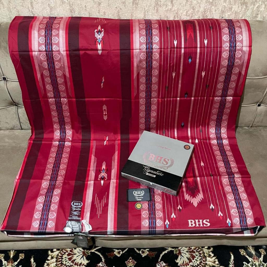 Kain Bhs original Signature Silver Kain Sarung BHS Original