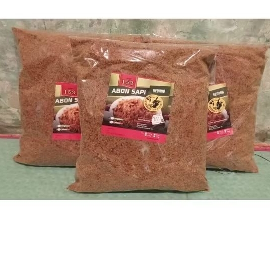

ABON Sapi 153 isi 1 kilo/Abon daging sapi special