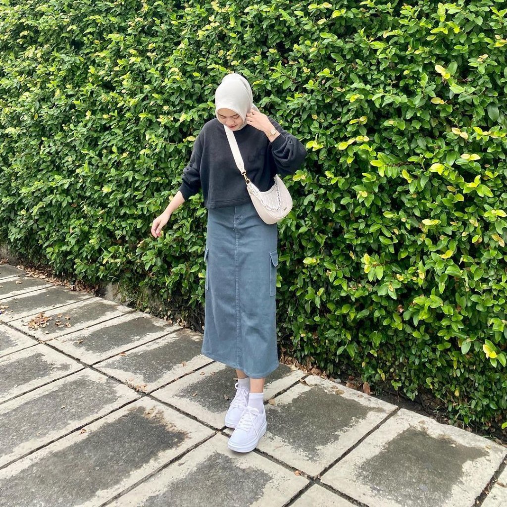 HW Rok Bangkok Jeans-Rok Span Bangkok-Rok Premium Lebaran-Rok Bangkok-Rok Jumbo Jeans-Rok Jeans