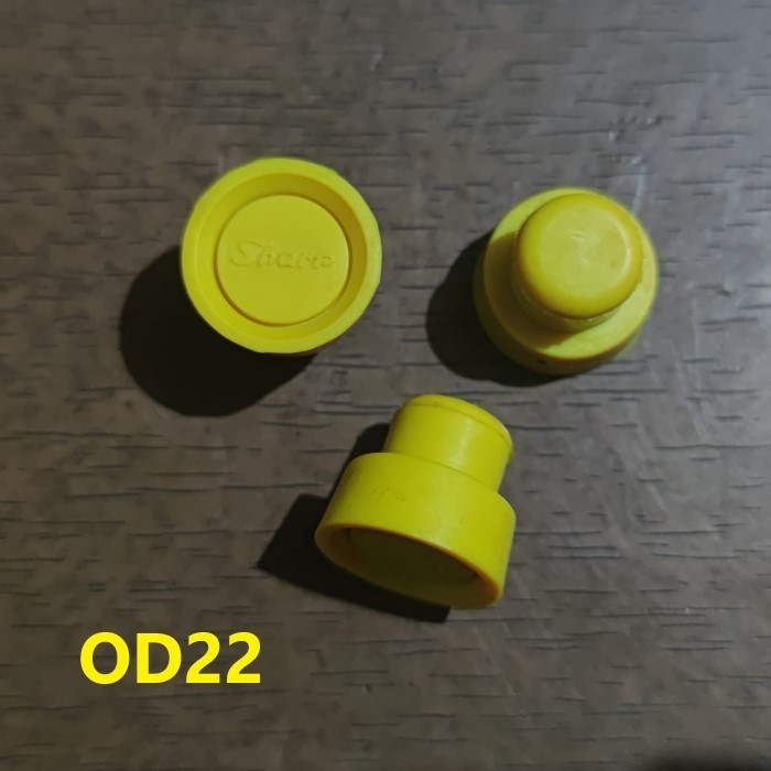 klep pompa shaarp od 22 kuning - klep shaap kuning - klep pompa od 22