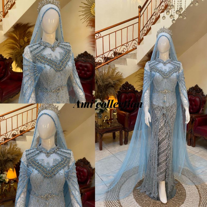 KEBAYA AKAD NIKAH PAYET / KEBAYA AKAD MODERN / KEBAYA AKAD MEWAH/WEDDING