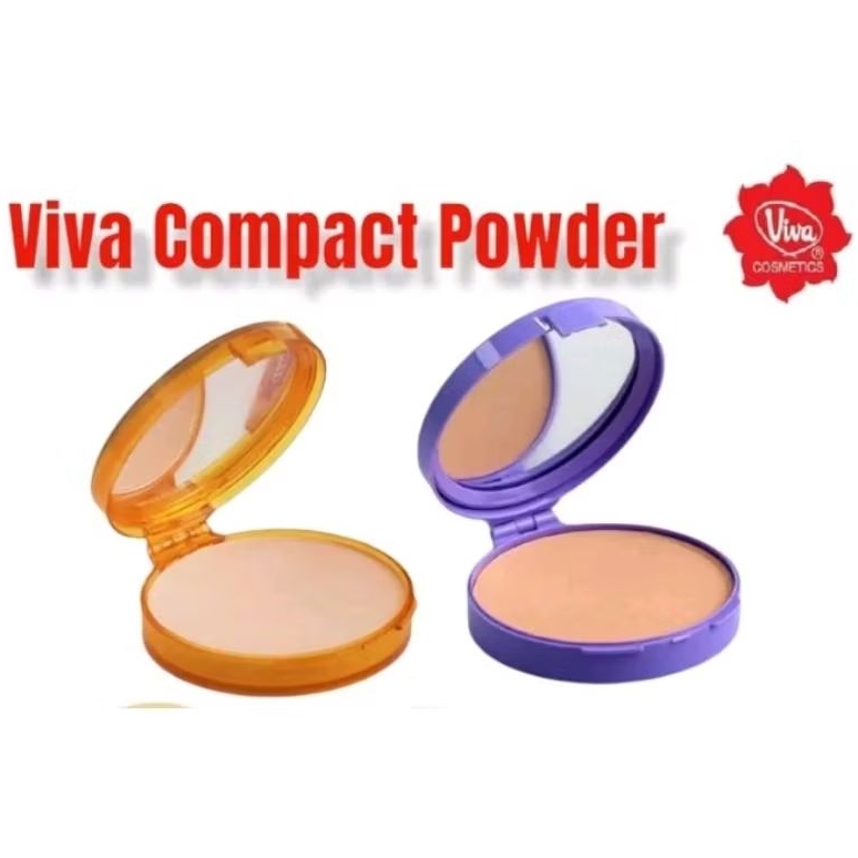 Viva Compact Powder Original 19 Gram | Viva Compact Powder Lilac | Bedak Padat Viva |