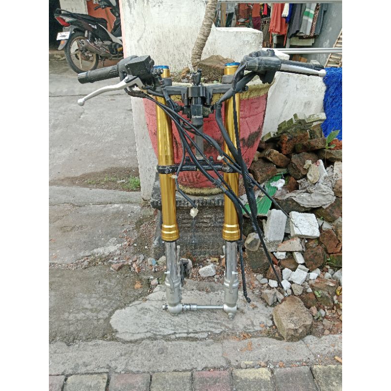 USD SHOCK DEPAN CBR150R NEW FULLSET ORIGINAL