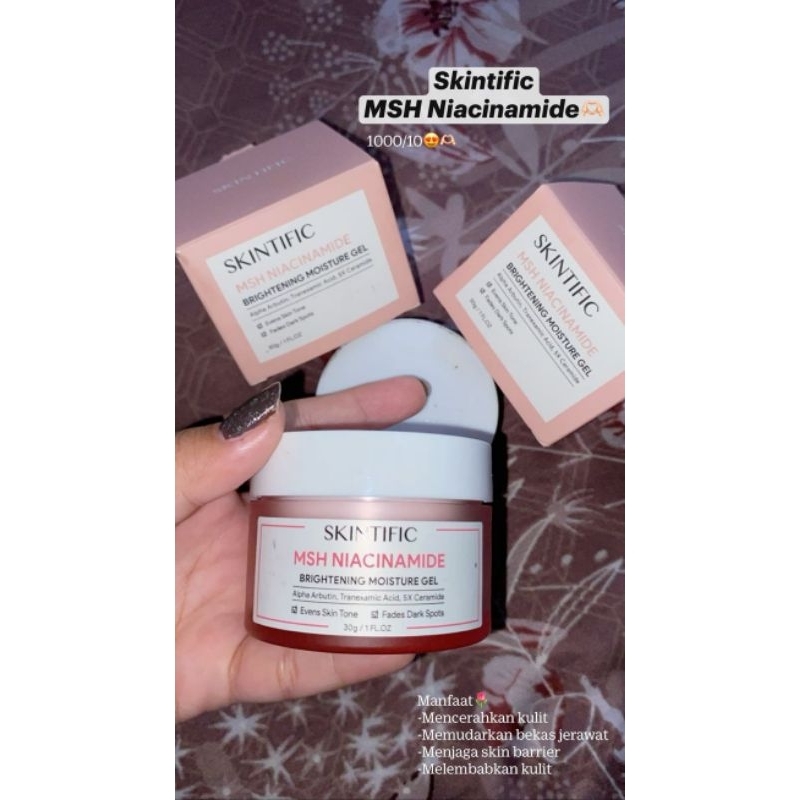 Skintific MSH Niacimide moisturaizer ORIGINAL BPOM