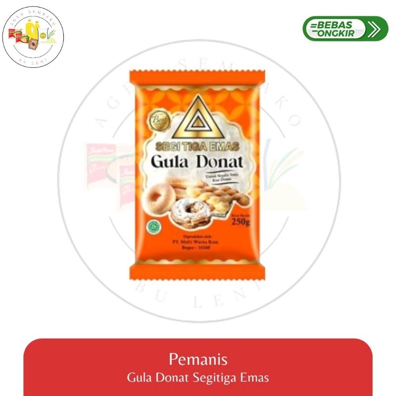 

Gula Donat Segitiga Emas 250gr