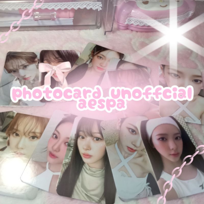 photocard unofficial premium aespa