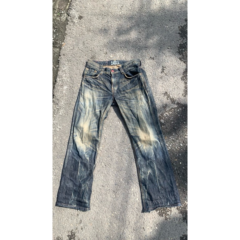 celana jeans edwin503 feeding petir