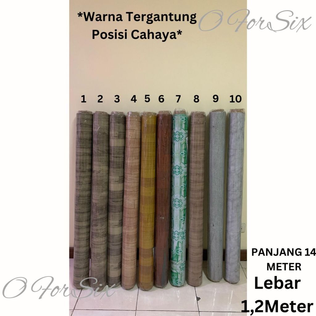 (NEW1) KARPET PLASTIK/PERLAK LANTAI /MEJA/ KARPET LANTAI PLASTIK LEBAR 1,2 METER