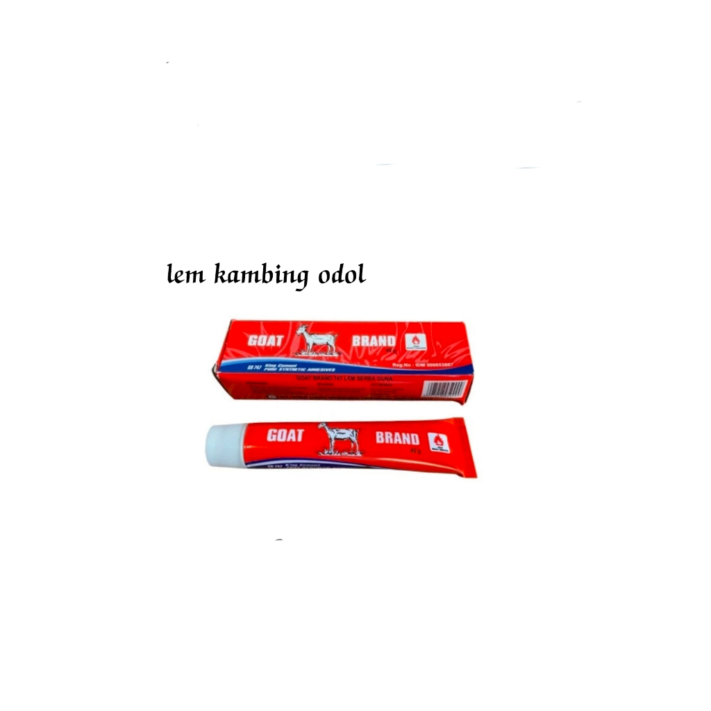 

Lem Kambing Odol 40gr / Lem Goat Tube 40gr