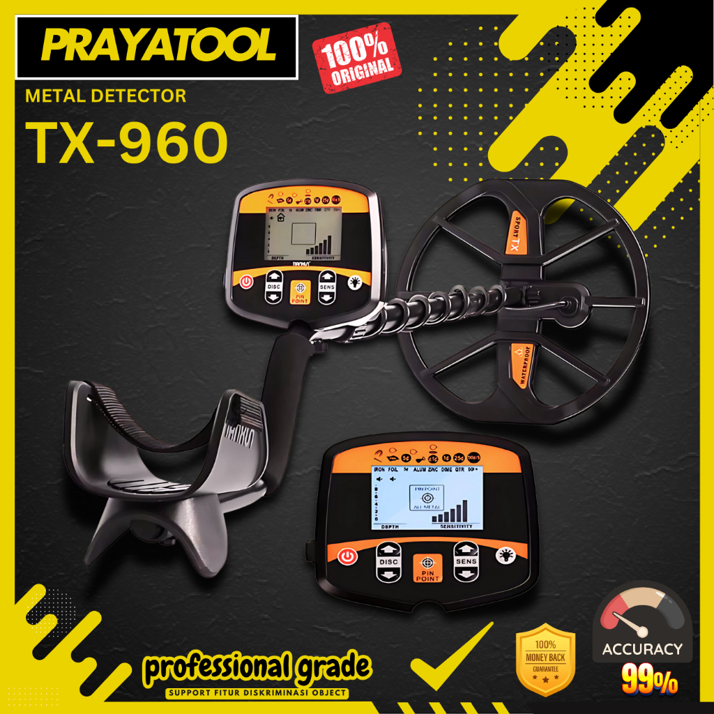 TIANXUN TX960 METAL DETEKTOR GOLD DETECTOR LOGAM SILVER EMAS PERAK HARTA KARUN BUKAN TX850