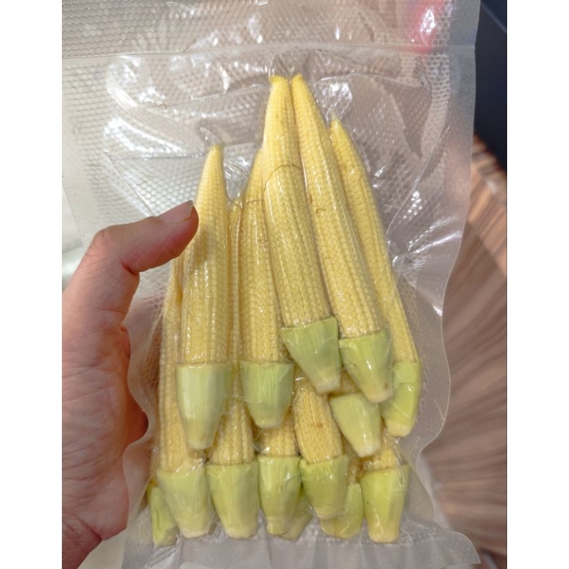 

Jagung baby / Putren /Jantan 250gr Vacuum