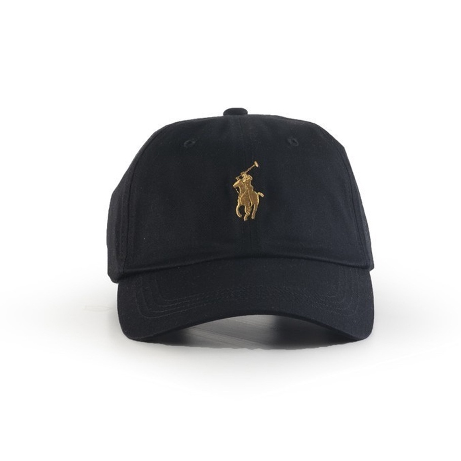 Terbaru  POLO  39122 Cap Little Pony Black Gold