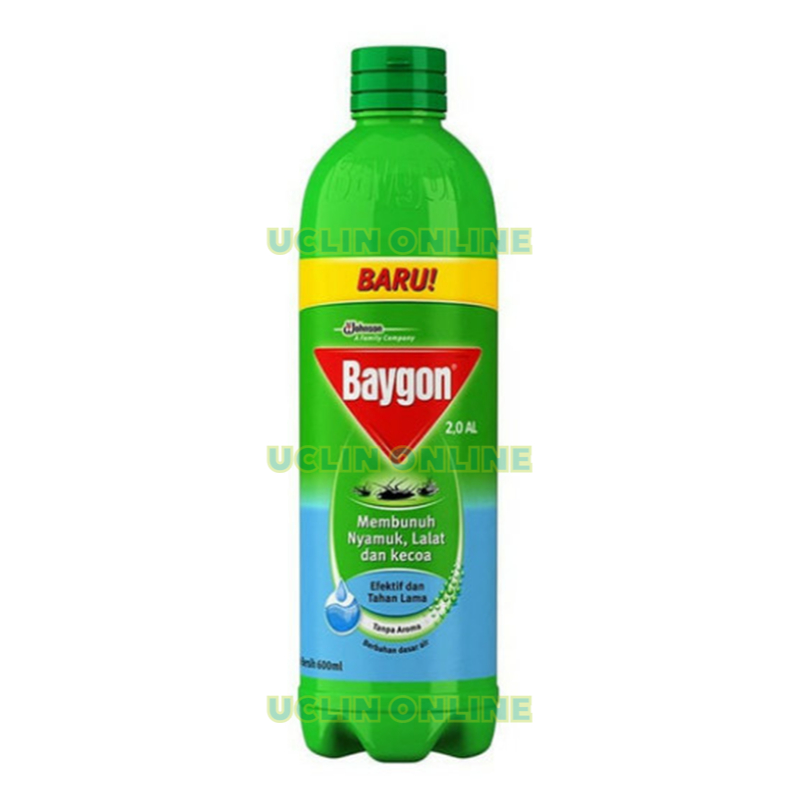 Baygon Cair 600 BAYGON OBAT NYAMUK CAIR 600 TANPA PEWANGI REFILL BAYGON SEMPROT