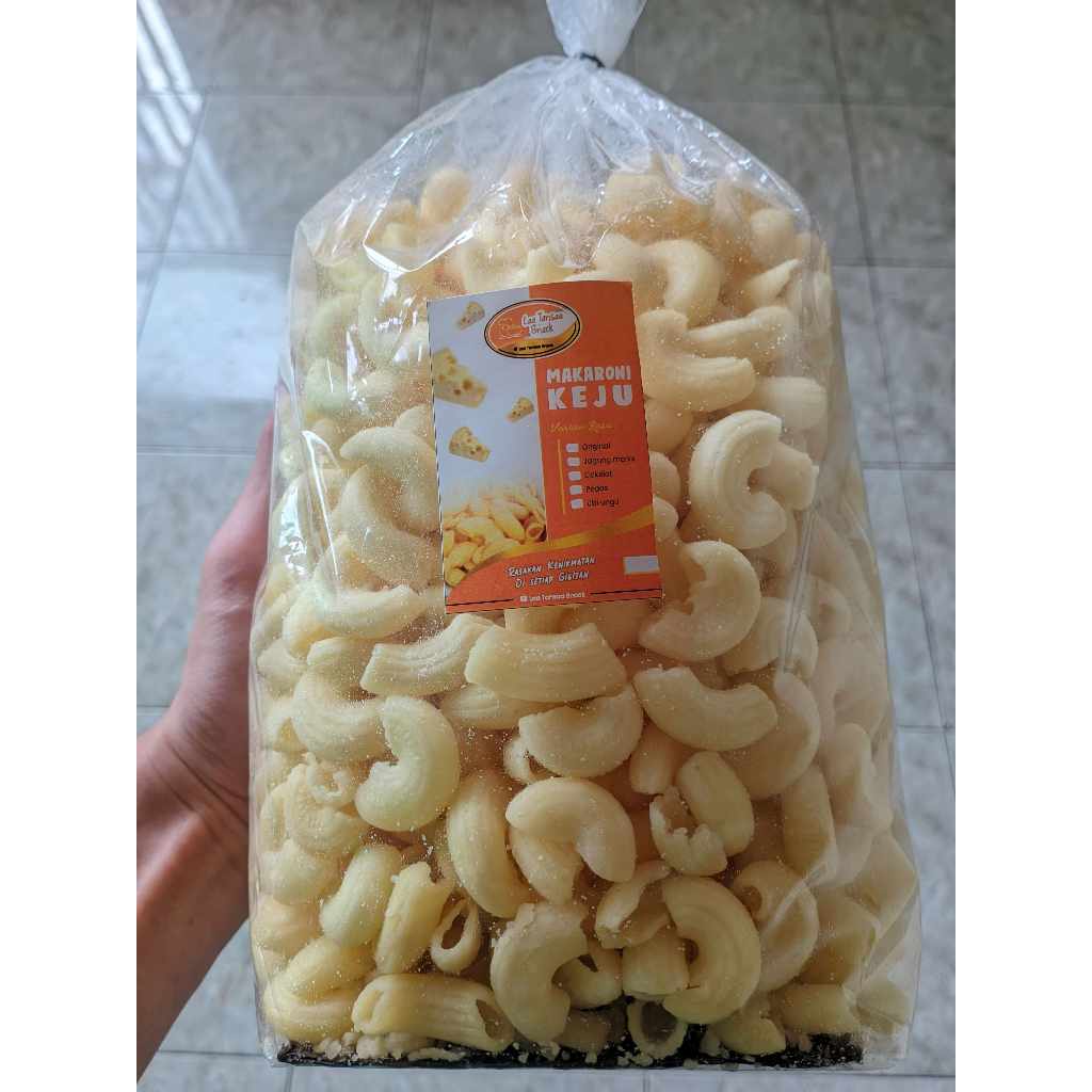 

Makaroni Keju Kraft 1 KG Home Made TANPA Pengawet & MSG ( FREE PACKAGING)